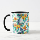 Mug Oiseau du paradis et du motif d'orchidée (Gauche)