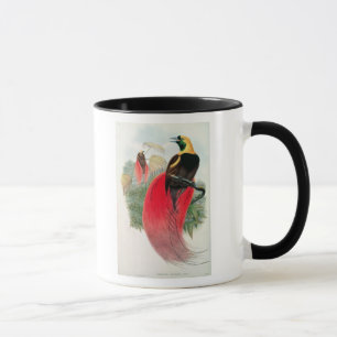 Mug Oiseau du paradis, gravé par T. Walter