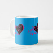 Mug Oiseau et coeur d'amour (Devant gauche)