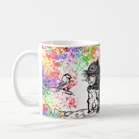 Mug Oiseau et écureuil (Gauche)