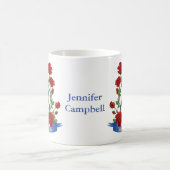 Mug Oiseau et fleurs de l'État de New York (Centre)