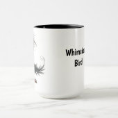 Mug Oiseau fantaisiste drôle (Centre)