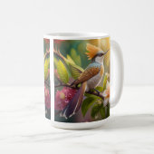 Mug Oiseau Fantastique à Crête Dorée (Devant droit)