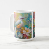 Mug Oiseau Fantastique à Dos Doré Touffu (Devant gauche)