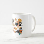 Mug Oiseau Halloween oeuvre Éffrayante Plumes ami Ill (Devant droit)