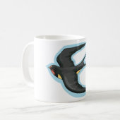 Mug Oiseau Hirondelle en Vol (Devant gauche)