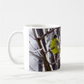 Mug - Oiseau jaune dans des branches nues (Gauche)