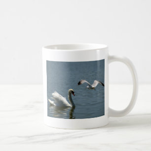 Mug Oiseau jouant avec le cygne