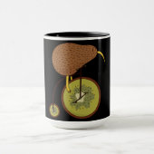 Mug Oiseau Kiwi à Vélo (Centre)