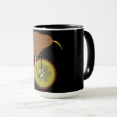 Mug Oiseau Kiwi à Vélo (Devant droit)
