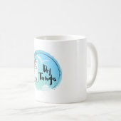 Mug oiseau matinal avec café (Devant droit)