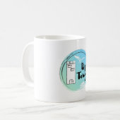 Mug oiseau matinal avec café (Devant gauche)