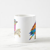Mug Oiseau mignon et adorable sur une boue à branche (Centre)