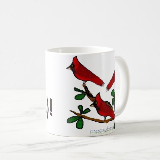 Mug Oiseau Nerd (Devant droit)