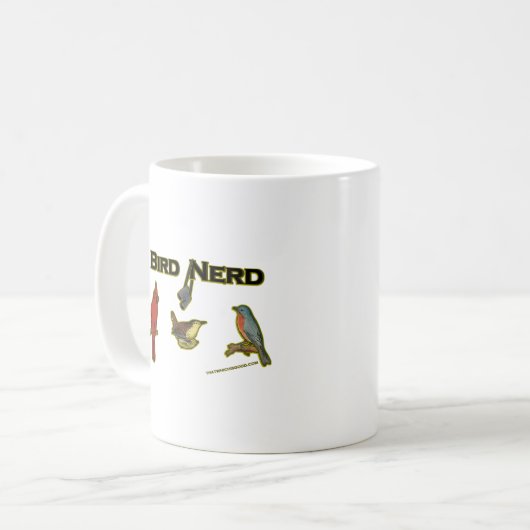 Mug Oiseau Nerd (Devant gauche)