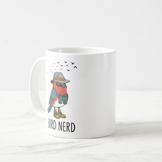 Mug Oiseau Nerd drôle Oiseau observer Oiseau Oiseau Am (Devant gauche)