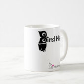 Mug Oiseau Nerd et hibou rose (Devant droit)