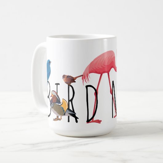 Mug Oiseau Nerd Matin (Devant gauche)