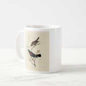Mug Oiseau noir à ailes rouges - Oiseaux d'Amérique d' (Devant gauche)