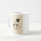 Mug Oiseau noir à ailes rouges - Oiseaux d'Amérique d' (Devant gauche)