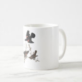 Mug Oiseau-noir à ailes rouges par Audubon (Devant droit)