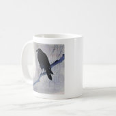 Mug Oiseau noir de Raven (Devant gauche)