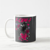 Mug Oiseau noir drôle F-caw-f anti Saint Valentin Céli (Gauche)