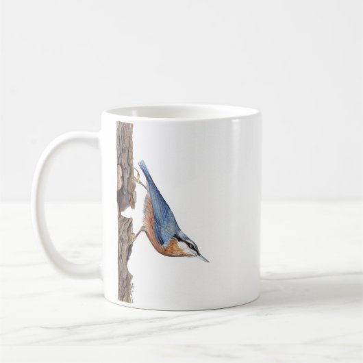 Mug Oiseau nuthatch (Sitta Europaea Mug) (Gauche)