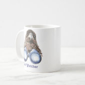 Mug Oiseau Observation Vous Humour animal aquarelle (Devant gauche)