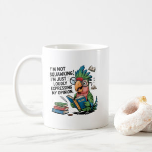 Mug Oiseau qui pousse des cris drôles sarcasme