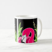 Mug Oiseau rose stylisé Flamant rose (Devant droit)