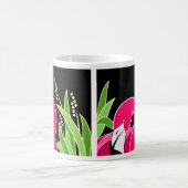 Mug Oiseau rose stylisé Flamant rose (Centre)