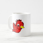 Mug Oiseau rouge (Devant gauche)