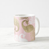 Mug Oiseau royal rose (Devant droit)