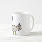 Mug oiseau spatial astronaute animal oiseau idiot (Devant droit)