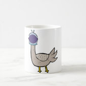 Mug oiseau spatial astronaute animal oiseau idiot (Centre)