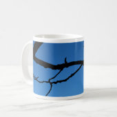 Mug Oiseau sur une branche (Devant gauche)