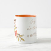 Mug Oiseau sur une branche de Roses (Centre)