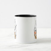 Mug Oiseau travailleur du chantier naval comique (Centre)