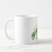 Mug Oiseau Tropical Fleurs d'Orchidée Rose Aloha (Gauche)
