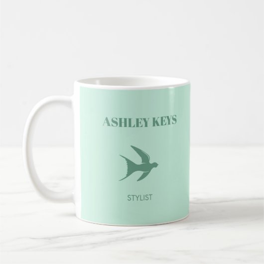 Mug Oiseau turquoise (Gauche)