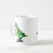 Mug Oiseau Vert (Devant gauche)