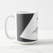 Mug Oiseau vintage Noir et Blanc (Gauche)