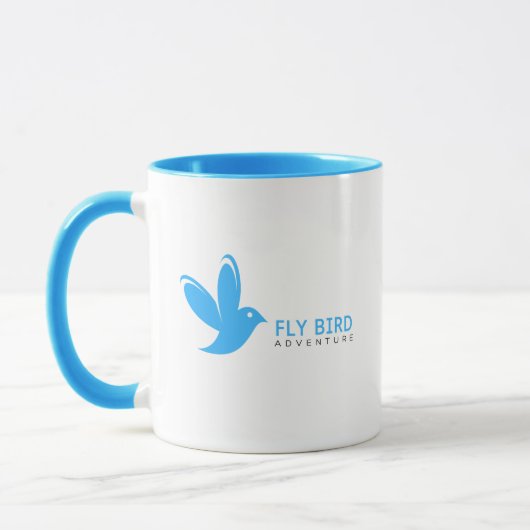 Mug Oiseau volant bleu (Gauche)