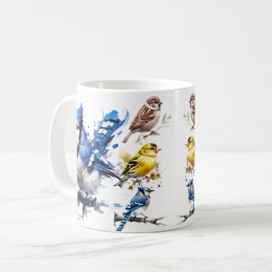 Mug Oiseaux (Devant gauche)
