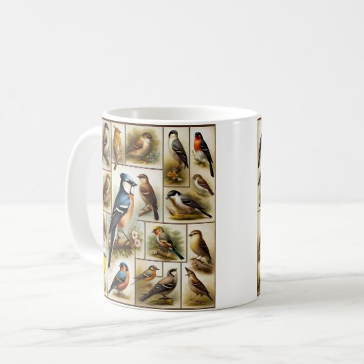 Mug Oiseaux (Devant gauche)