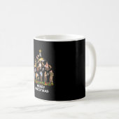 Mug Oiseaux à l'observation Arbre de Noël Joyeux Noël (Devant droit)