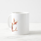 Mug Oiseaux Art Brown Chouette Tawny (Devant gauche)