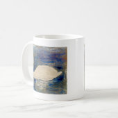 Mug Oiseaux Art Swan réflexions (Devant gauche)
