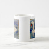 Mug Oiseaux Art Swan réflexions (Centre)